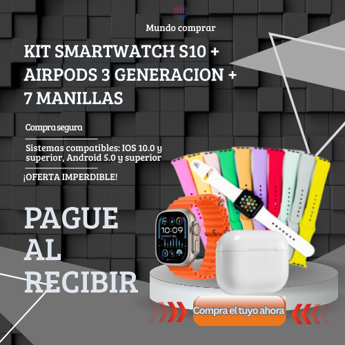 Smart wach S10 +Audiofono 3º generation